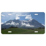 Swiss Landscape License Plate