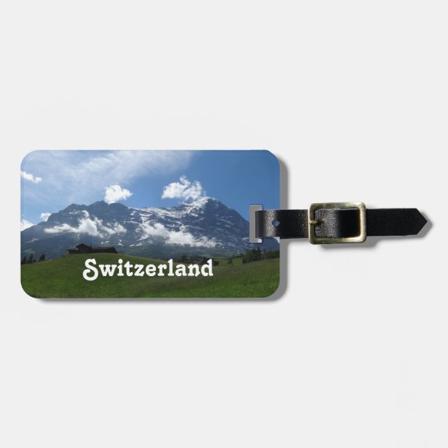 Swiss Landscape Luggage Tag (Front Horizontal)