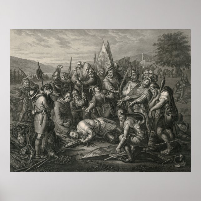 Swiss Legendary Hero Arnold von Winkelried Sempach Poster (Front)