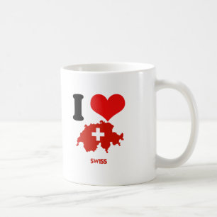 SWISS MAP COFFEE MUG