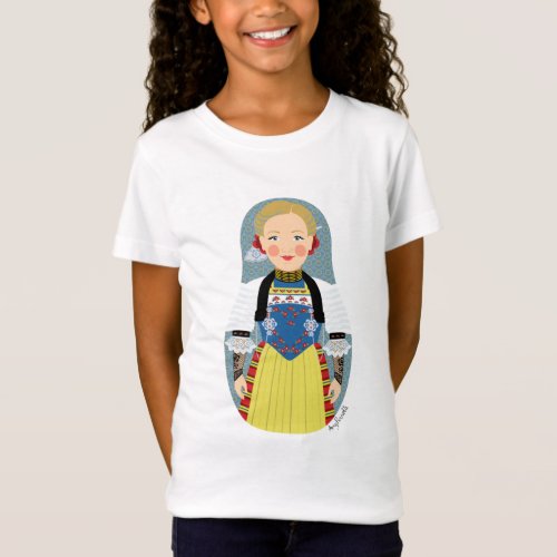 Swiss Matryoshka Girls T_Shirt