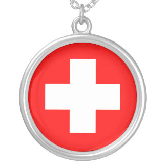 Swiss Medical Cross Sterling Silver Necklace