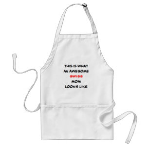 swiss mom, awesome adult apron
