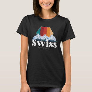 Swiss National Park Hiking Switzerland Souvenir Mo T-Shirt