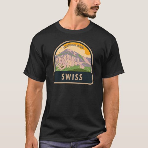 Swiss National Park Switzerland Vintage T_Shirt