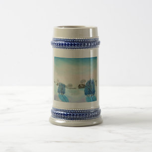 Swiss Opus Blue Christmas Beer Stein