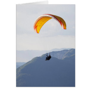Swiss Paragliding Flying Orange Europe Glider Cards