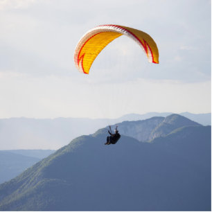Swiss Paragliding Orange Cutout