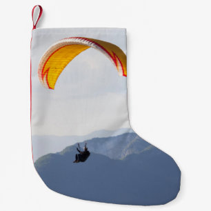 Swiss Paragliding Orange Fun Fabulous Epic Small Christmas Stocking