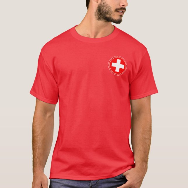 Swiss Pikemen Red & White Seal Shirt (Front)