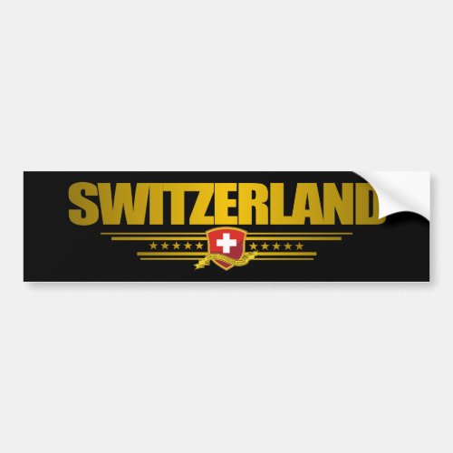 Swiss pride Bumper Sticker