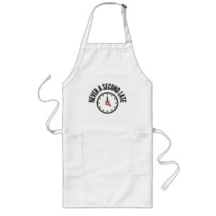 Swiss Punctuality- Never a Second Late Long Apron