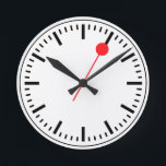 Swiss Railway Clock<br><div class="desc">Swiss Railway Clock design</div>