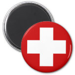 Swiss Red Cross Emergency Recovery Roundell Magnet
