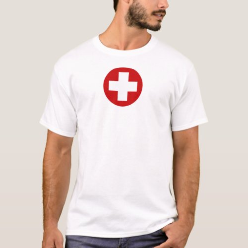 Swiss Red Cross Emergency Recovery Roundell T_Shirt