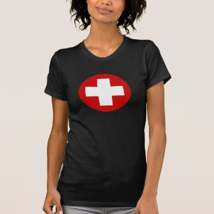 Swiss Red Cross Emergency Recovery Roundell T-Shirt