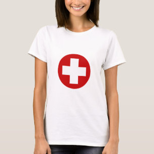 Swiss Red Cross Emergency Recovery Roundell T-Shirt
