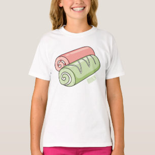 Swiss roll / roll cake cartoon illustration T-Shirt