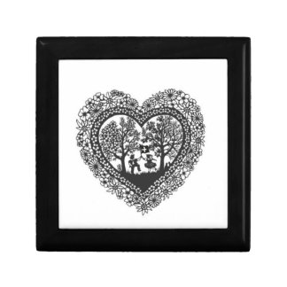 Swiss Scherenschnitte Keepsake Box