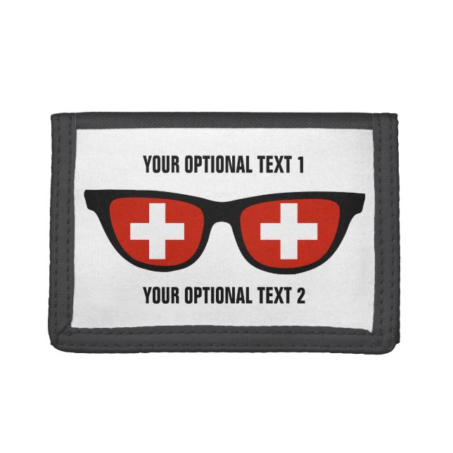 Swiss Shades custom wallets (Front)