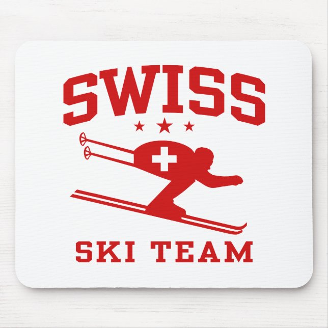Swiss Ski Team Mouse Pad (Front)