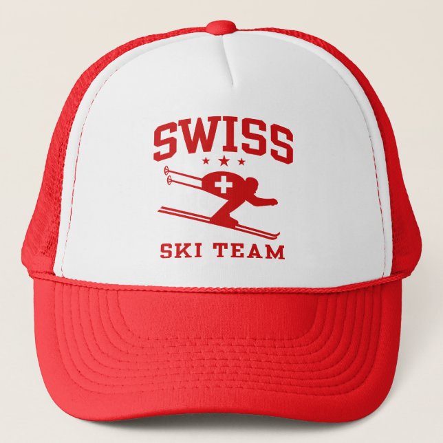 Swiss Ski Team Trucker Hat (Front)