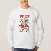 Swiss Soccer Cow Football Fan Switzerland Flag