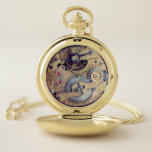 Swiss Steampunk Brass Gear Victorian Movement Time Pocket Watch at Zazzle