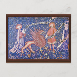 Swiss Tapestry Fragment By Schweizer Tapisseur Postcard