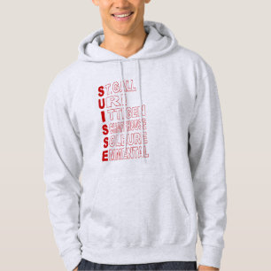 Swiss Tourism men's hoodie sweatshirt