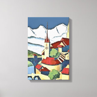 Swiss Town Canvas Print