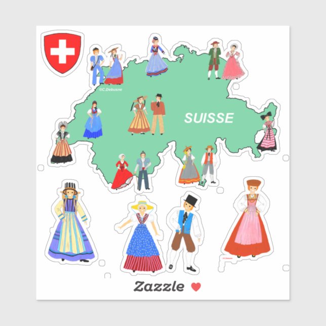 Swiss Traditions Sticker (Sheet)