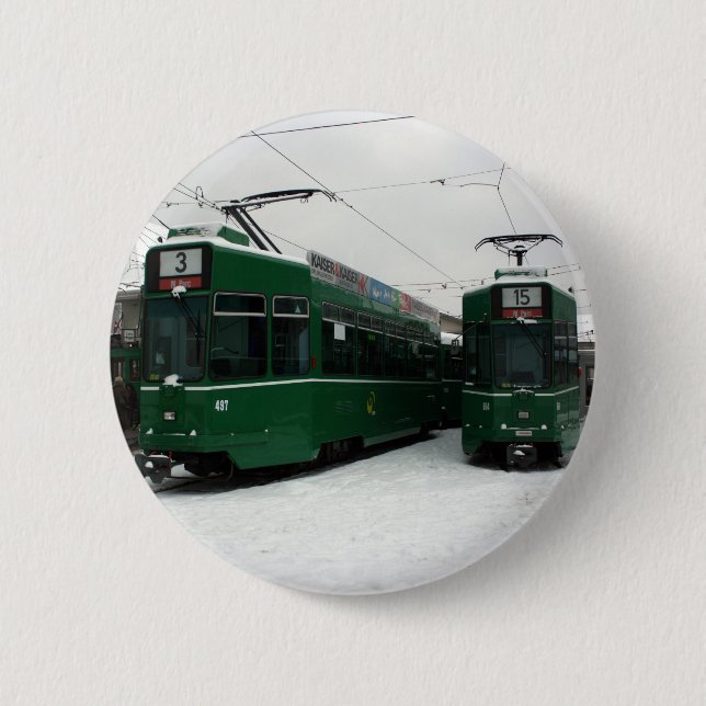 Swiss trams at BVB M-Parc depot, Basel Button (Front)