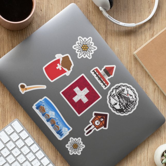 Swiss Travel Adventure Icons Collection  Sticker (Creator Uploaded)
