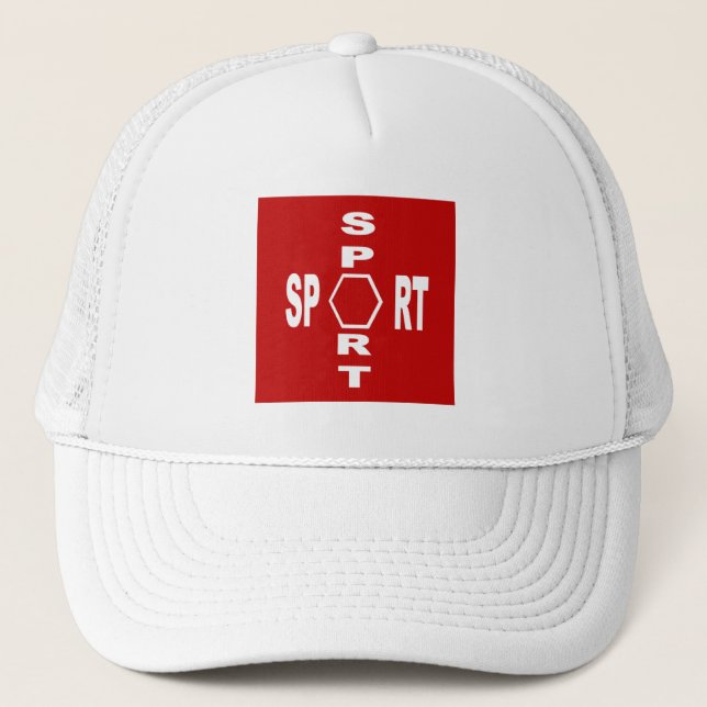 SWISS TRUCKER SPORT CASQUETTE HAT (Front)