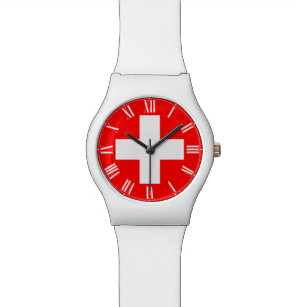 swiss flag watch