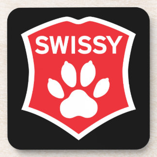 SWISSY coasters. Set of 6. Beverage Coaster