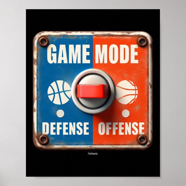 Switch Between Offense And Defense - Ller Mode Sig Poster (Front)