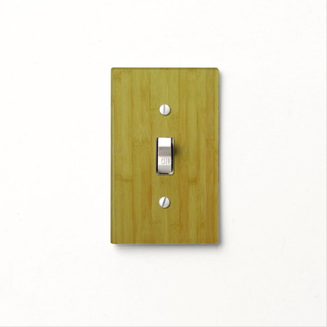 Switch Cover - Bamboo Boards (In Situ)