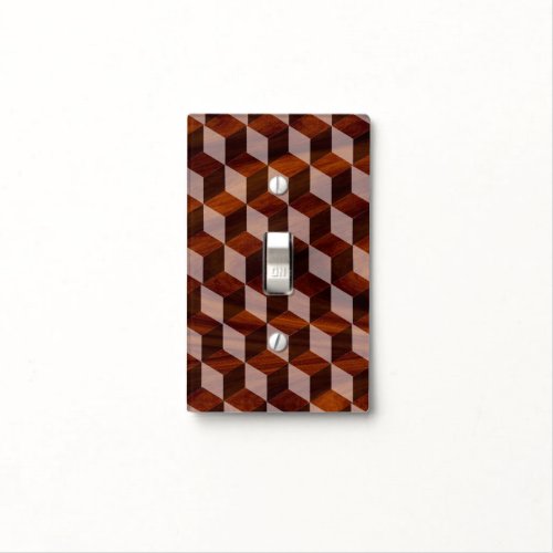 Switch Cover _ Faux Inlaid Wood