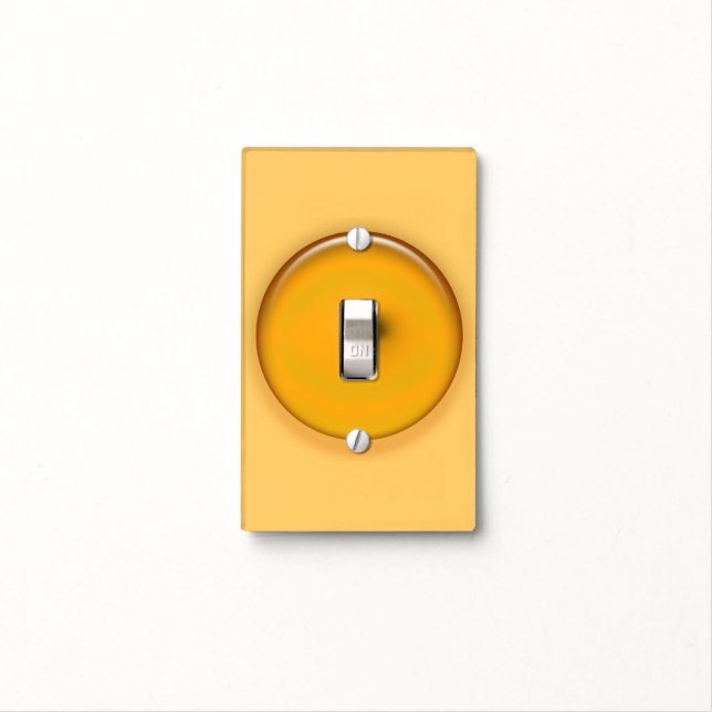 Switch Cover - Orange Button (In Situ)