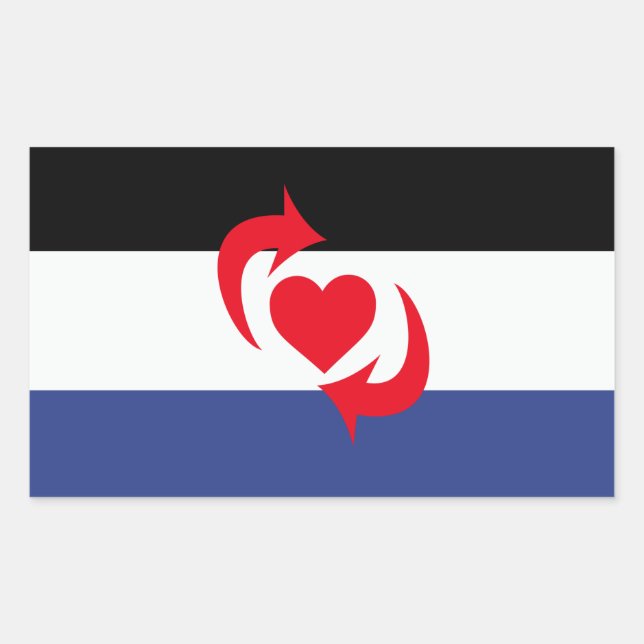 Switch Pride Flag Rectangular Sticker (Front)