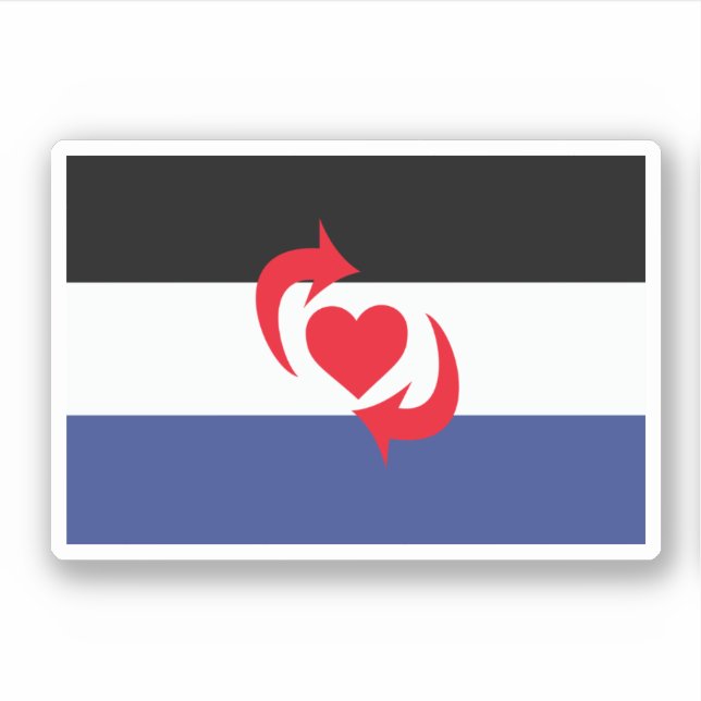 Switch Pride Flag Sticker (Front)
