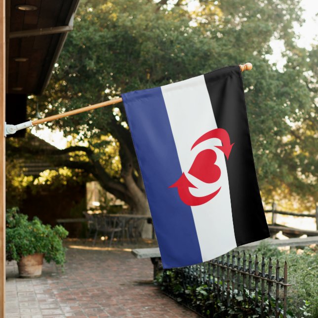 Switch Pride House Flag (In SItu)