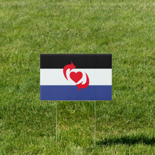 Switch Pride House Flag Sign