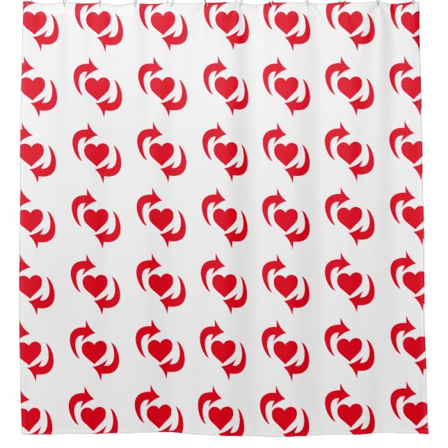 Switch Pride Shower Curtain (Front)