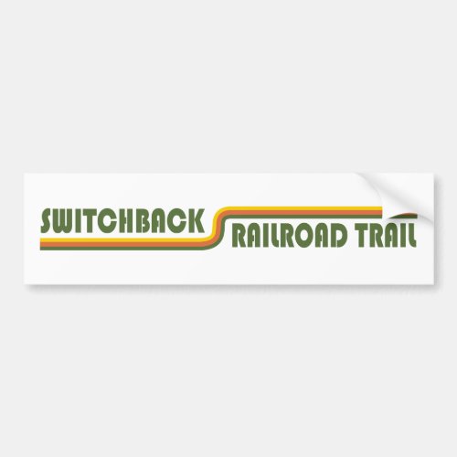 Switchback Railroad Trail Bumper Sticker