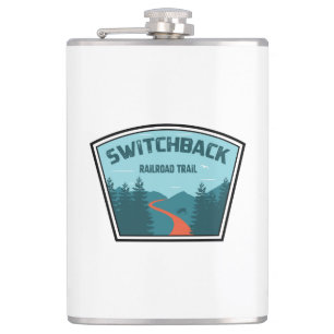 Switchback Railroad Trail Flask