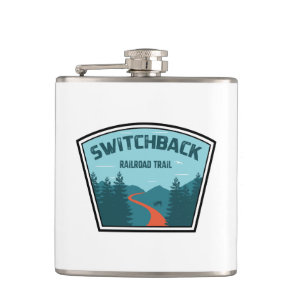 Switchback Railroad Trail Flask