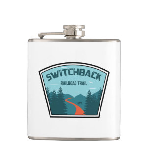 Switchback Railroad Trail Flask